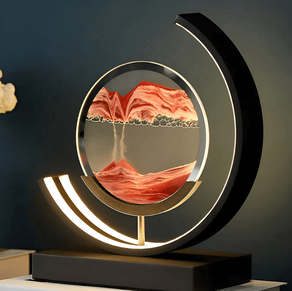 LED Zandlamp met Afstandsbediening & Dimbaar Licht - Rustgevende Design Tafellamp