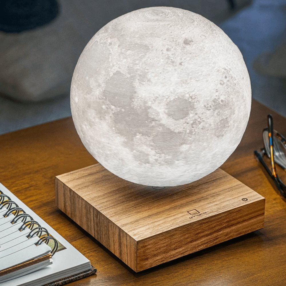 Zwevende Maanlamp met Magnetische Schwebetechnologie - Decoratieve LED Verlichting Warmwit Nachtlampje Aanraakbediening Woon- en Slaapkamer