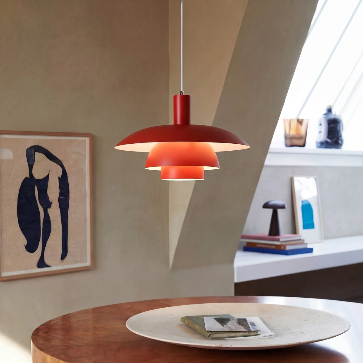 Scandinavische Metalen Hanglamp LED Dimbaar voor Eetkamer Keuken Woonkamer Plafondverlichting 29-39cm