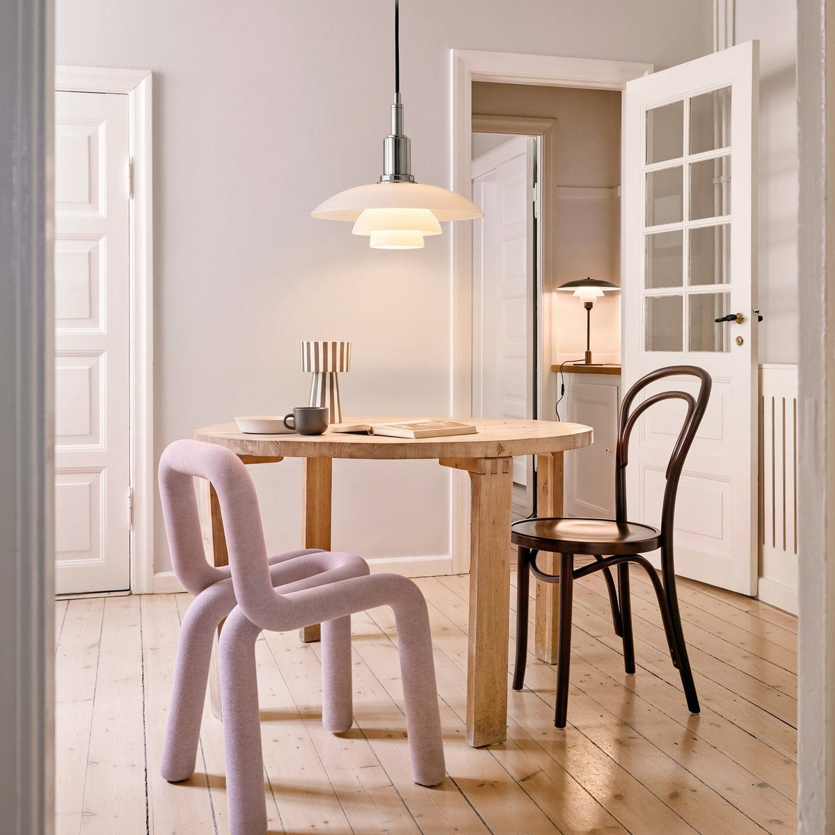 Scandinavische Hanglamp E27 LED Verstelbaar Glas Metaal Eetkamer Keuken Leeshoek Modern Design Woonkamer