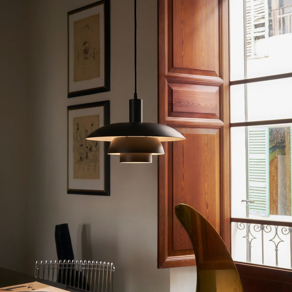 Scandinavische Metalen Hanglamp LED Dimbaar voor Eetkamer Keuken Woonkamer Plafondverlichting 29-39cm