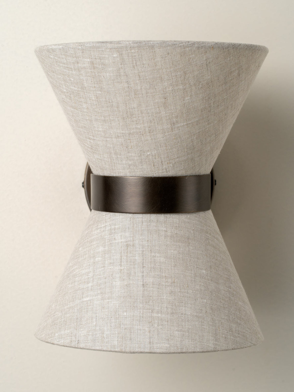 Wandlamp Linnen Design Brons Up Down G9 Wandverlichting Modern