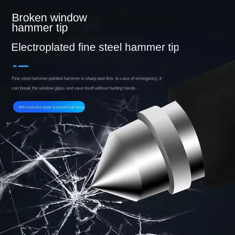 Stuurslot met Noodhamer Functie - Telescopisch Diefstalpreventie Slot voor Auto Veiligheid Beveiliging