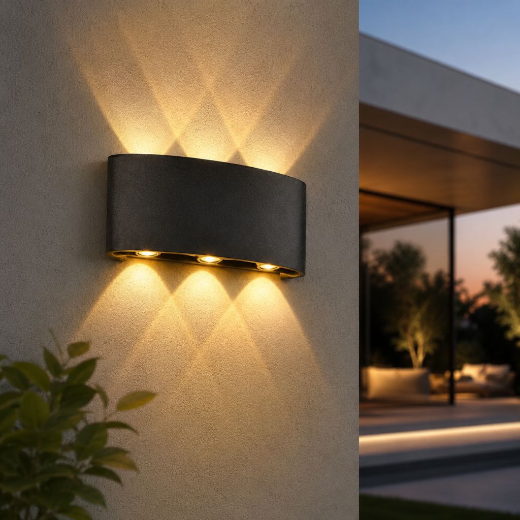 Waterdichte LED Wandlamp Aluminium Binnen Buiten Moderne Verlichting IP65 Sfeerlicht Tuin Terras Gevel