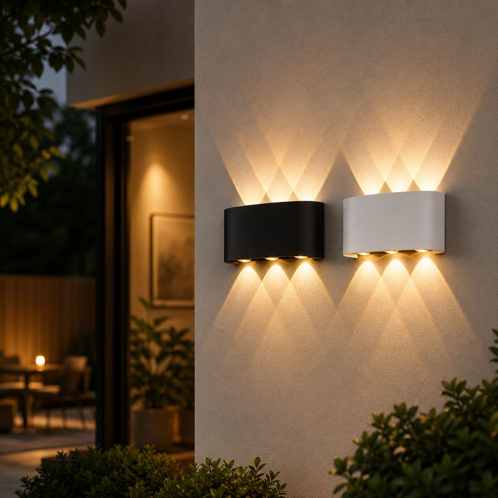 Waterdichte LED Wandlamp Aluminium Binnen Buiten Moderne Verlichting IP65 Sfeerlicht Tuin Terras Gevel