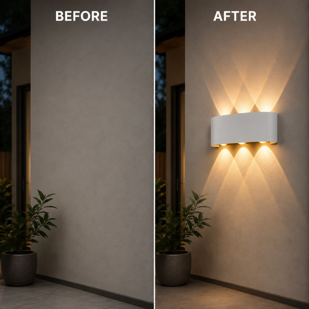 Waterdichte LED Wandlamp Aluminium Binnen Buiten Moderne Verlichting IP65 Sfeerlicht Tuin Terras Gevel