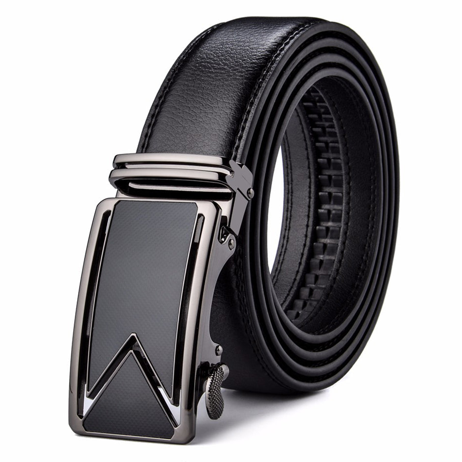 Lederen Riem Heren Premium Rundleer Zwart Waterbestendig Krasvrij Duurzaam Casual Stijl Accessoire Broeksluiting