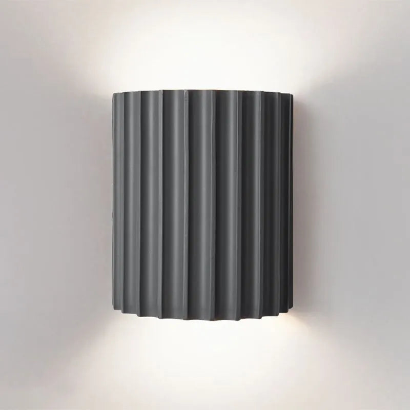 Wandlamp Rond LED Dimbaar Hars Muurdecoratie Kleuraccent Sfeerlicht Leeshoek Gang Slaapkamer Woonkamer