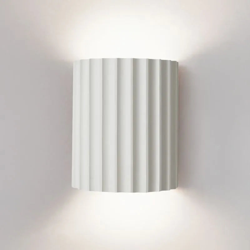 Wandlamp Rond LED Dimbaar Hars Muurdecoratie Kleuraccent Sfeerlicht Leeshoek Gang Slaapkamer Woonkamer