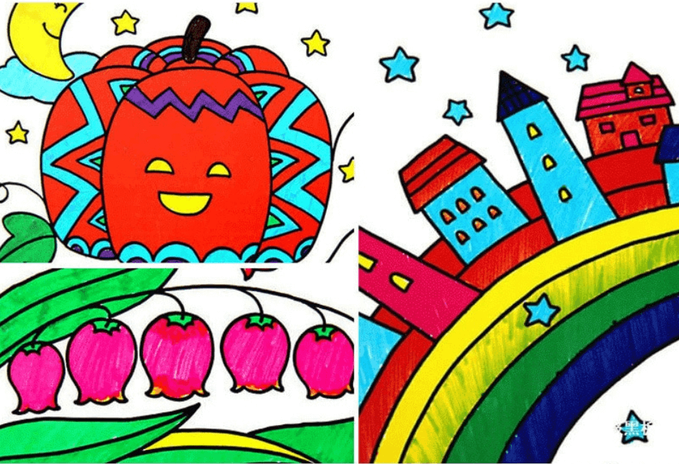 Tekenkoffer 208-delig Kleurrijk Creatief Materiaal Kinderen Kunstset Inclusief Etui Potloden Stiften