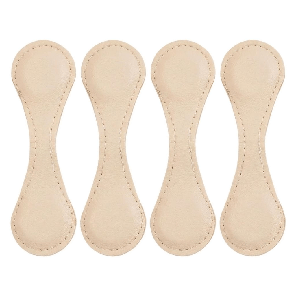 Magnetische Boekenlegger Leer 4-Pack Beige Zwart Bruin voor Romans Planners Journals Tijdloos Elegant Design
