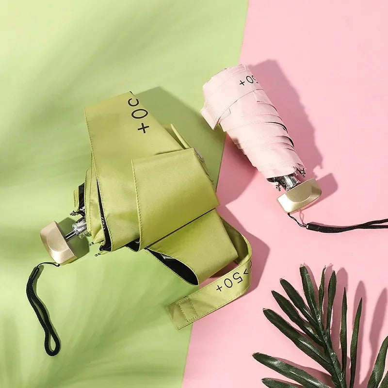 Opvouwbare Mini Paraplu - Compact, UV-Bescherming & Windbestendig voor Elke Dag