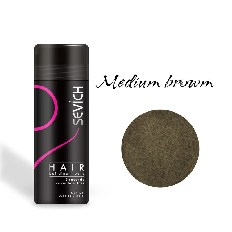 Haarvezel Poeder voor Voller Haar - Kamouflageert Dun Haar en Kale Plekken Direct - Natuurlijk Volume