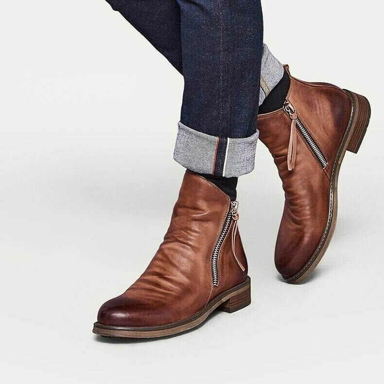 Herenlaarzen Microvezel Puntige Teen Bordeauxrood Bruin Zwart Grijs Vetersluiting Dagelijks Werk Casual