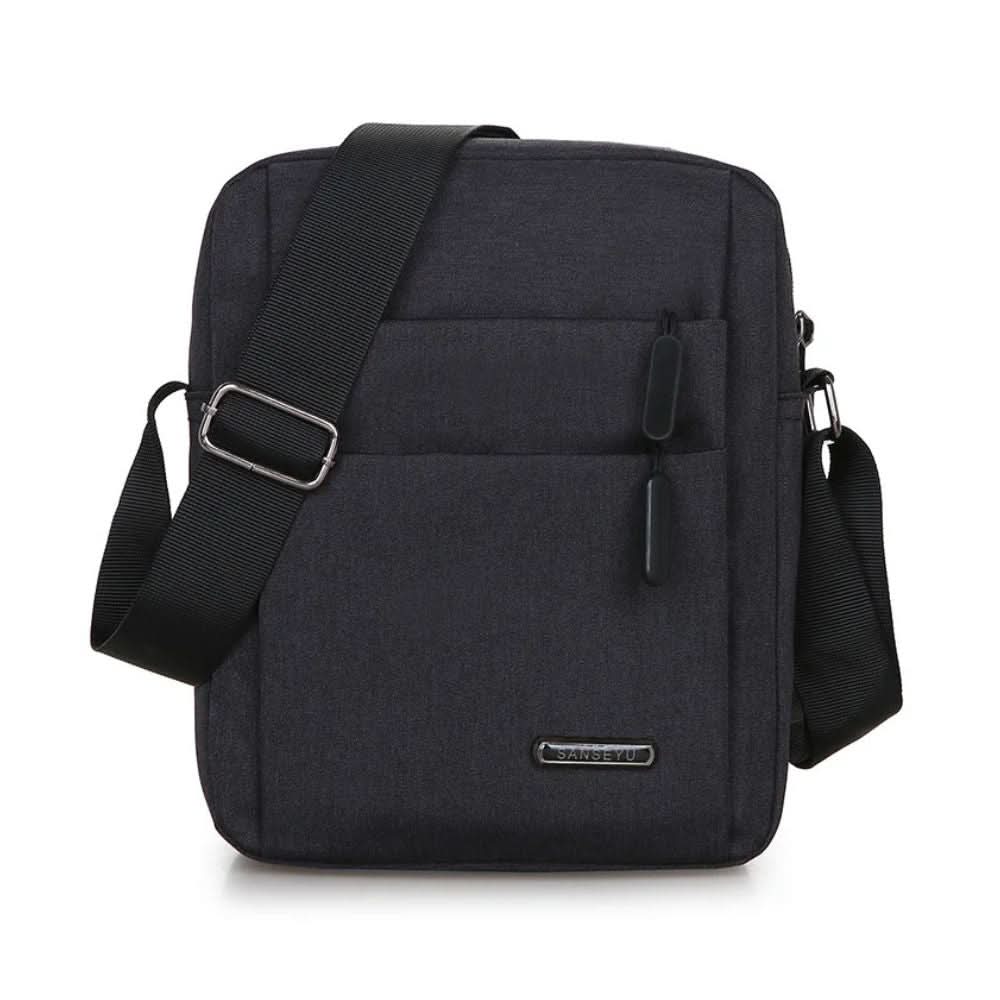 Waterdichte Schoudertas Heren met Antidiefstal Rits Verstelbare Schouderriem Compacte Crossbodytas Dagelijks