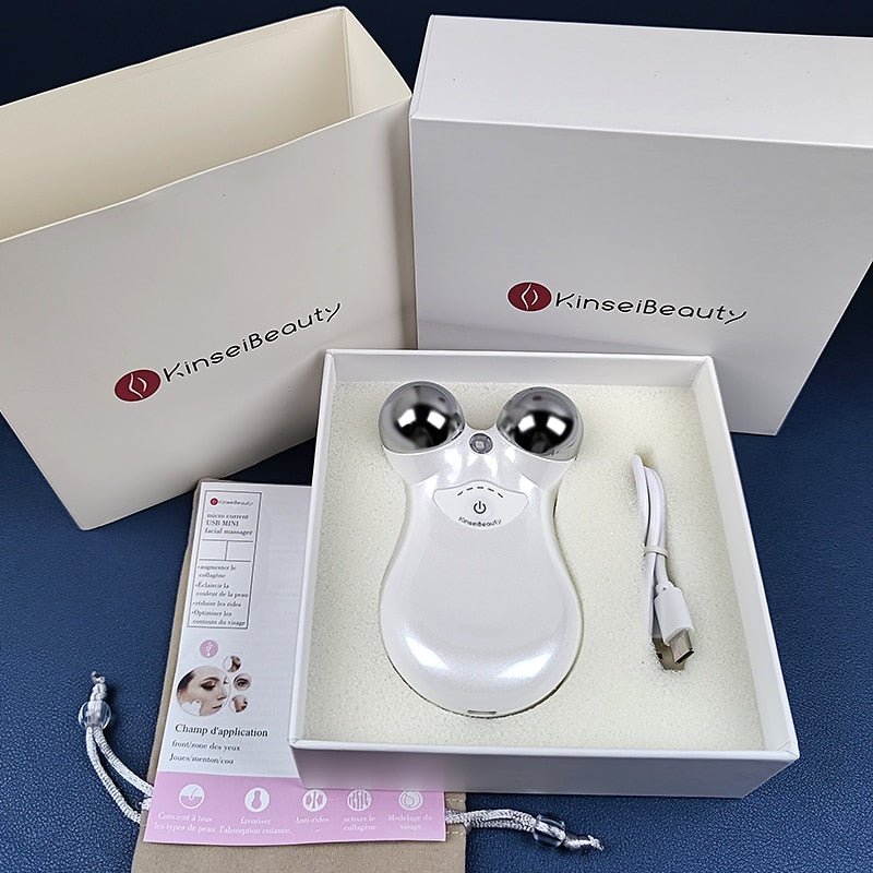 Microcurrent Gezichtsmassage Apparaat voor Huidversteviging Rimpelreductie Anti-Aging Thuisgebruik Gezichtsverzorging
