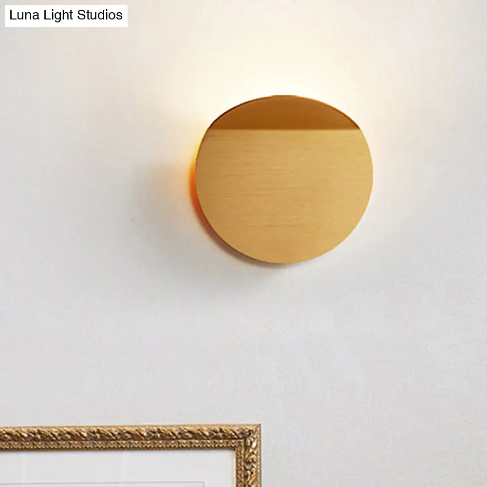 Ronde Wandlamp Metaal LED Dimbaar Warm Wit Gang Hal Corridor Modern Scandinavisch Design Sfeervol Licht