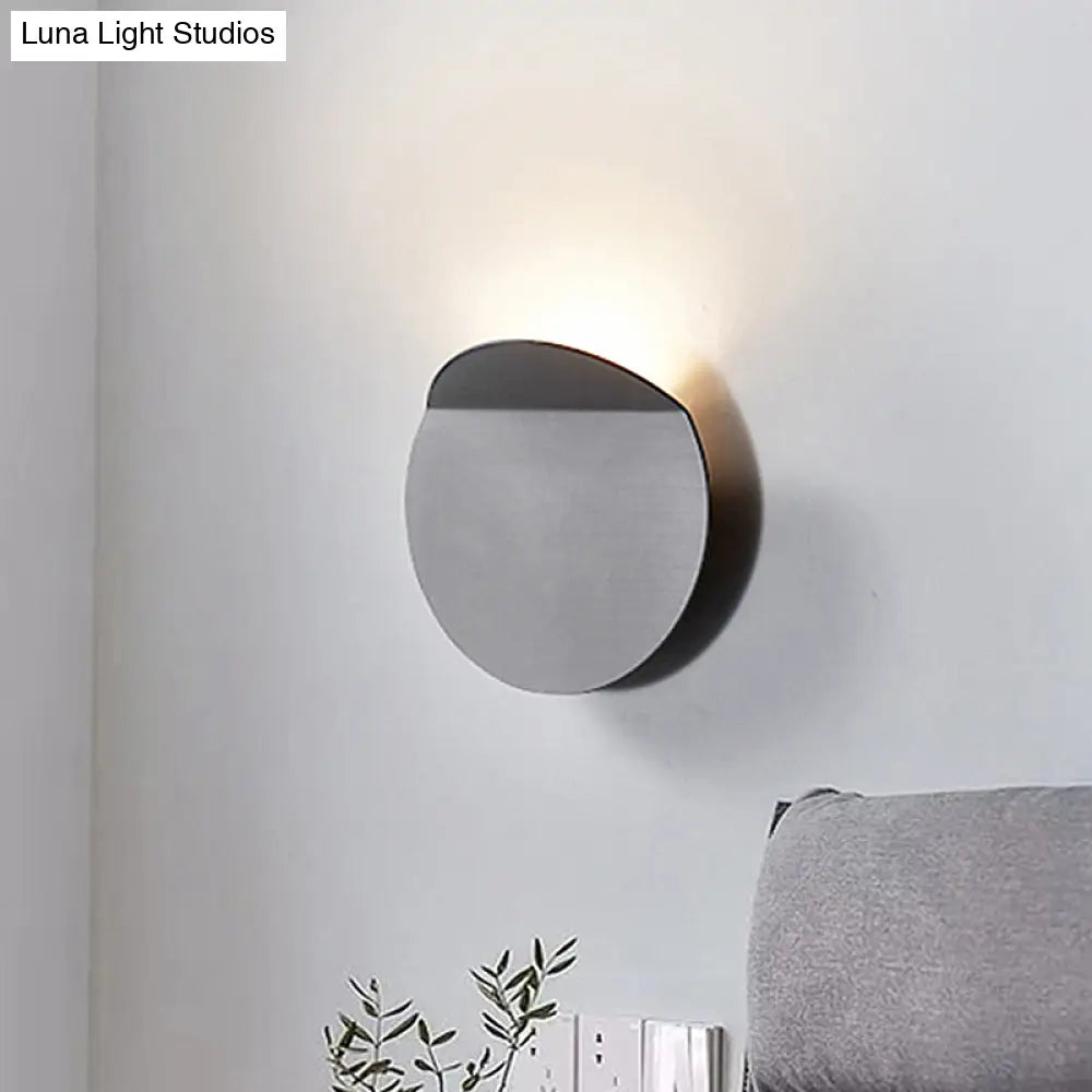 Ronde Wandlamp Metaal LED Dimbaar Warm Wit Gang Hal Corridor Modern Scandinavisch Design Sfeervol Licht