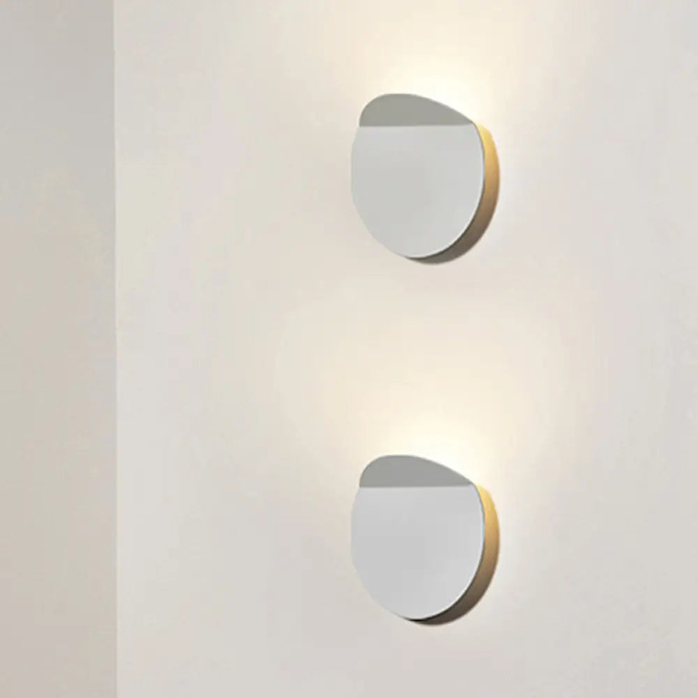 Ronde Wandlamp Metaal LED Dimbaar Warm Wit Gang Hal Corridor Modern Scandinavisch Design Sfeervol Licht