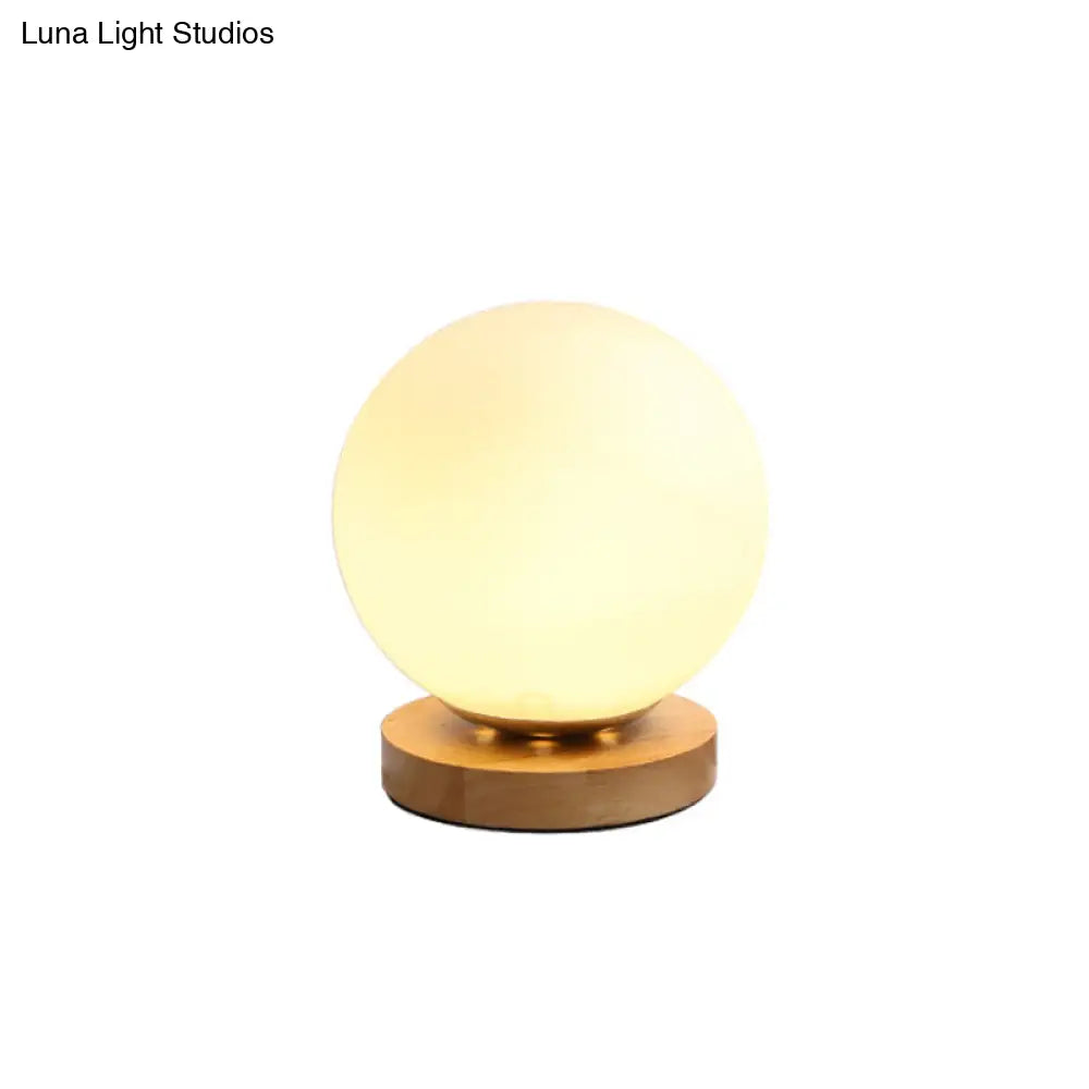 Tafellamp met Glazen Kap Wit Modern Design Leeslamp Bureau Verlichting E26 E27 Fitting Sfeerlamp Tafel