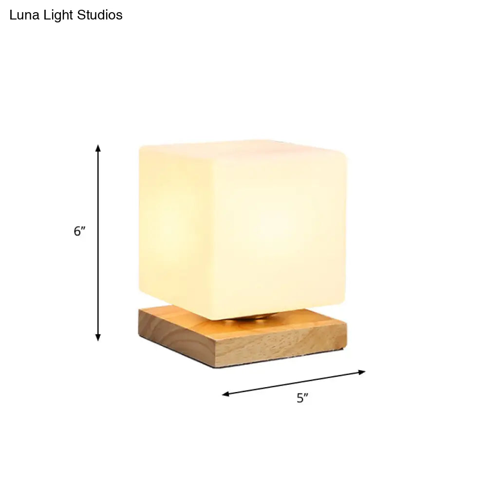 Tafellamp met Glazen Kap Wit Modern Design Leeslamp Bureau Verlichting E26 E27 Fitting Sfeerlamp Tafel