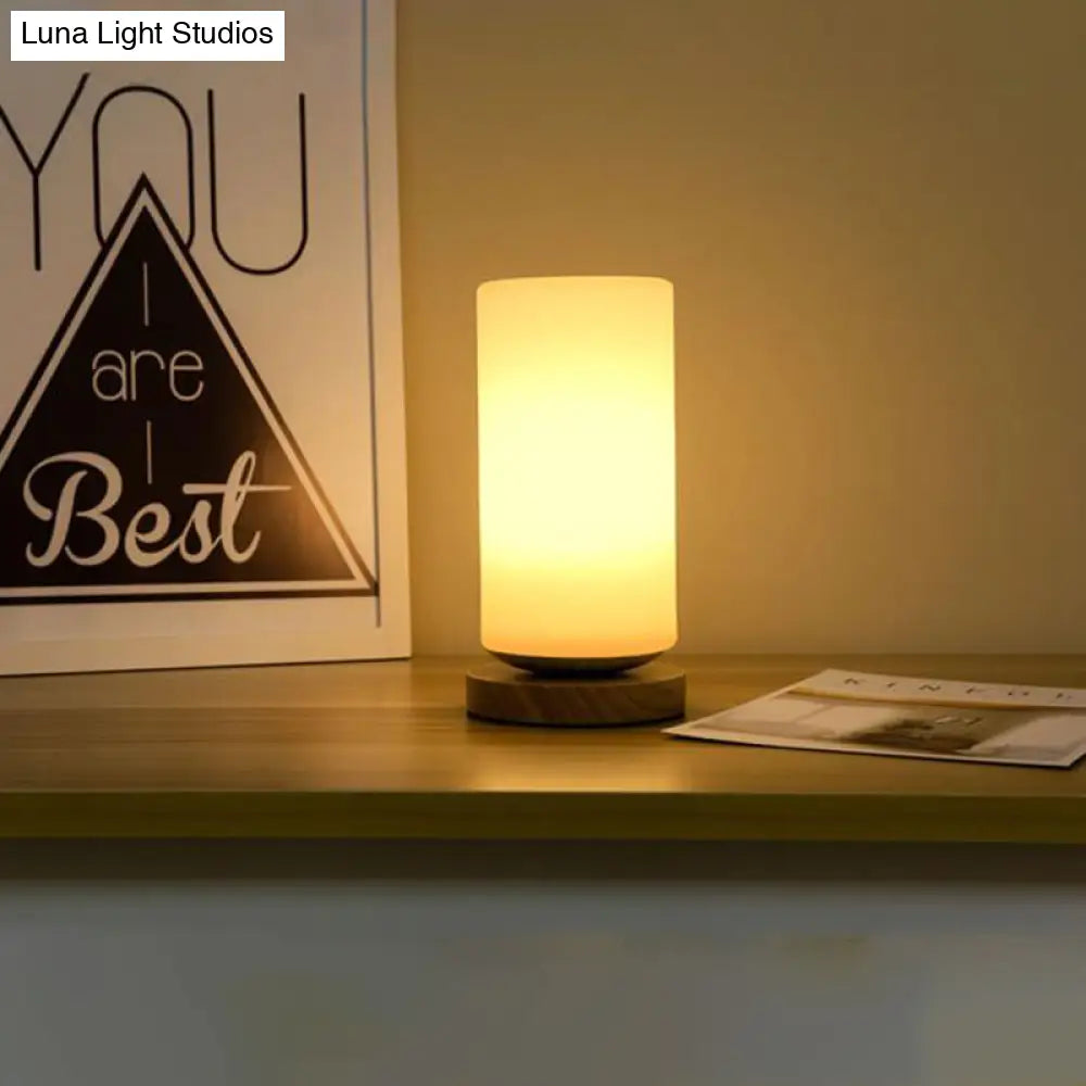 Tafellamp met Glazen Kap Wit Modern Design Leeslamp Bureau Verlichting E26 E27 Fitting Sfeerlamp Tafel