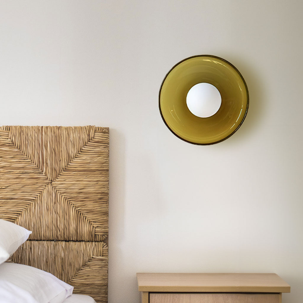 Glazen Schijf Plafondlamp & Wandlamp - Moderne Designverlichting in Glas