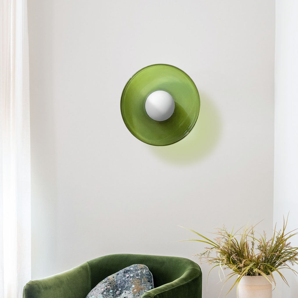 Glazen Schijf Plafondlamp & Wandlamp - Moderne Designverlichting in Glas