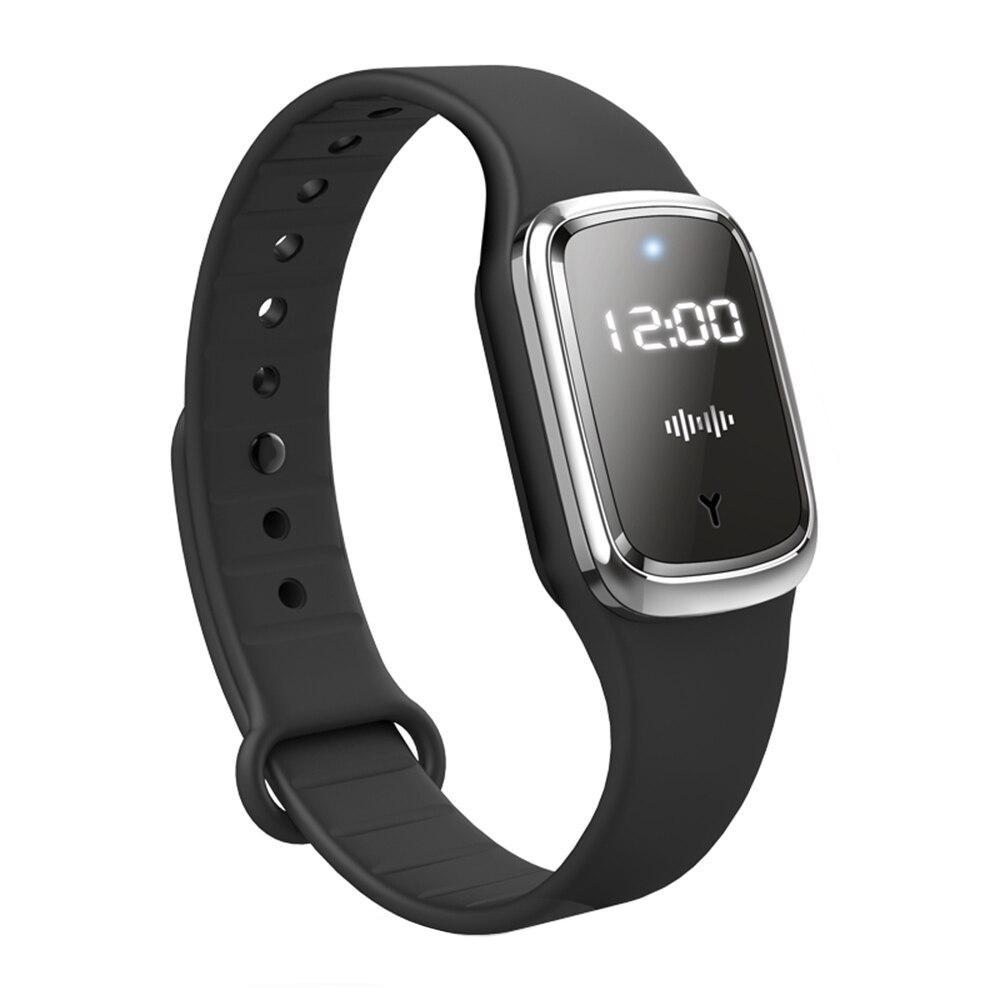 Ultrasonische Muggenarmband met 3 Frequentiemodi USB-Oplaadsysteem Insectenbescherming Camping Outdoor