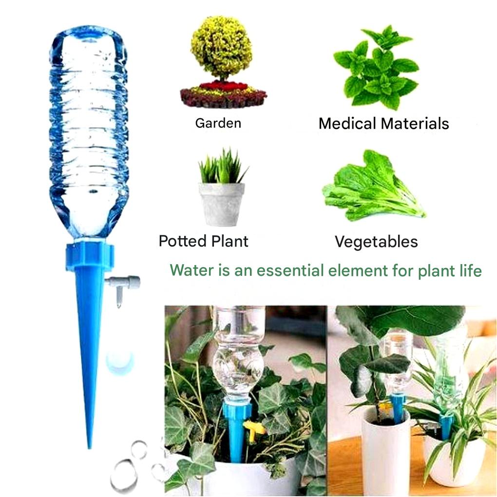 Automatische Watertoevoer Kegels met Instelbare Druppelsnelheid voor Kamerplanten en Bloempotten Vakantie