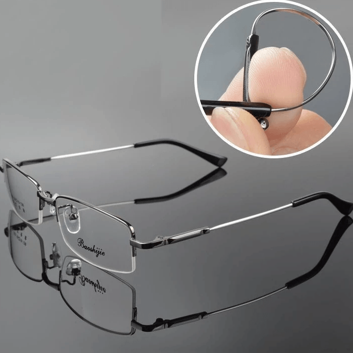 Progressieve Titanium Leesbril Multifocaal Dichtbij Veraf Blauwlichtfilter Ultralicht 17g Unisex Brillen