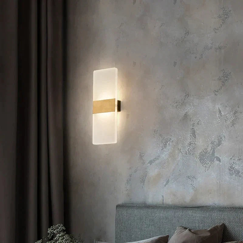 Koperen Wandlamp LED E27 29cm Woonkamer Slaapkamer Studeerkamer Kantoor Moderne Interieurverlichting