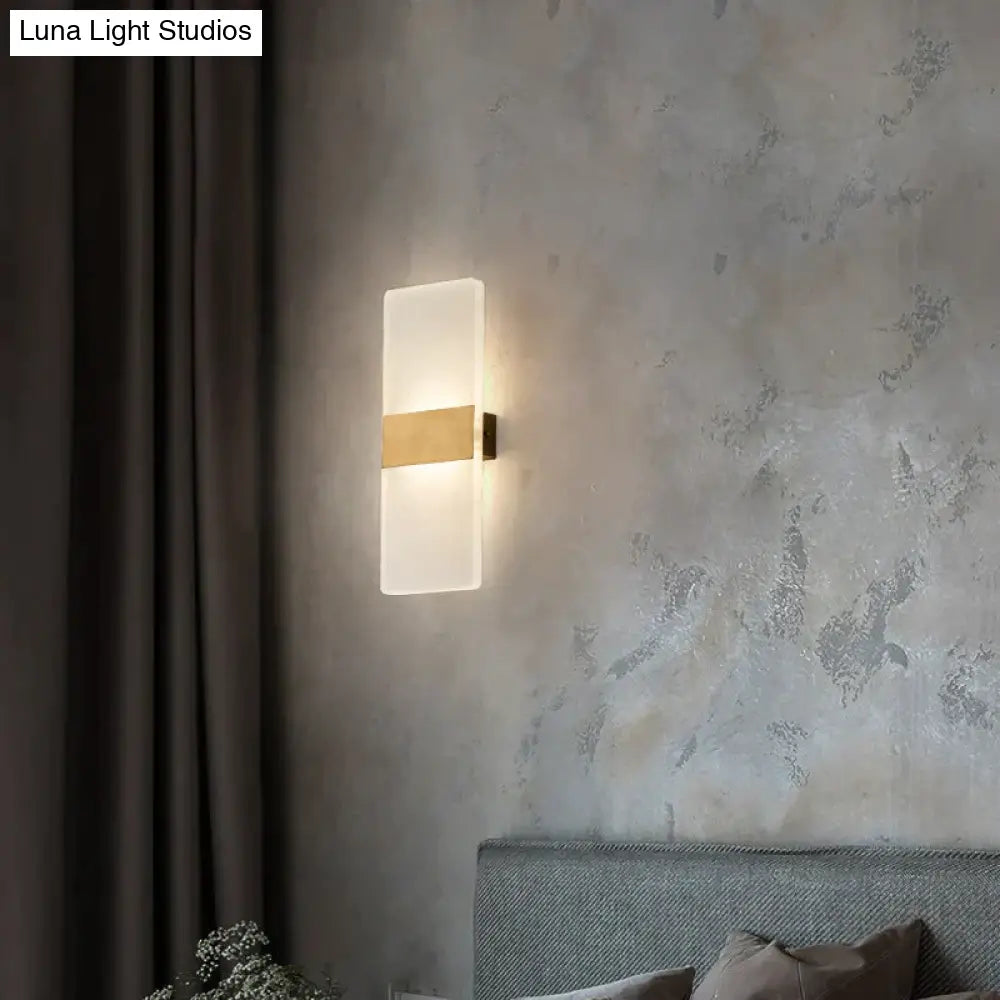 Koperen Wandlamp LED E27 29cm Woonkamer Slaapkamer Studeerkamer Kantoor Moderne Interieurverlichting