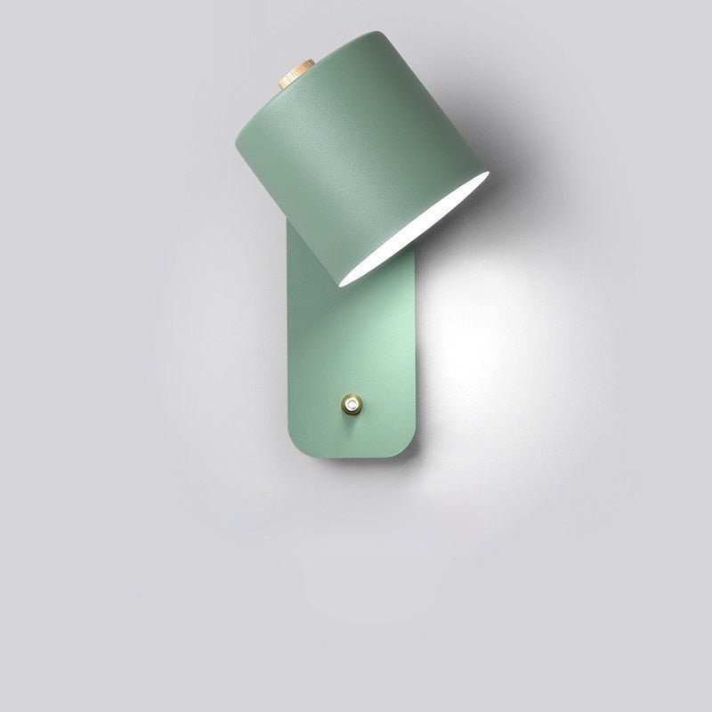 Wandlamp Hout Metaal Verstelbare Kap Schakelaar E27 Fitting Nordic Design Slaapkamer Hal Leesverlichting