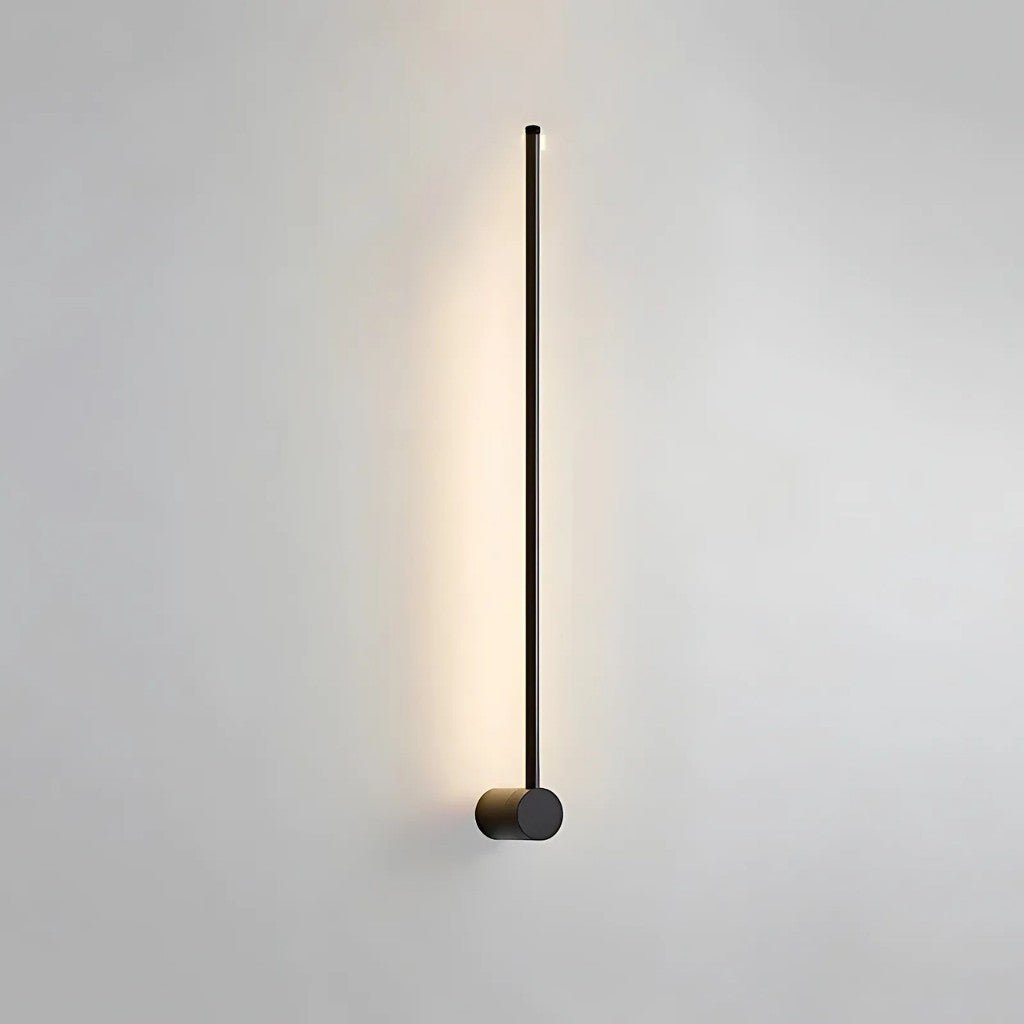 Minimalistische LED Wandlamp Aluminium 60-80cm Zwart Goud Woonkamer Slaapkamer Hal Modern Strak Design