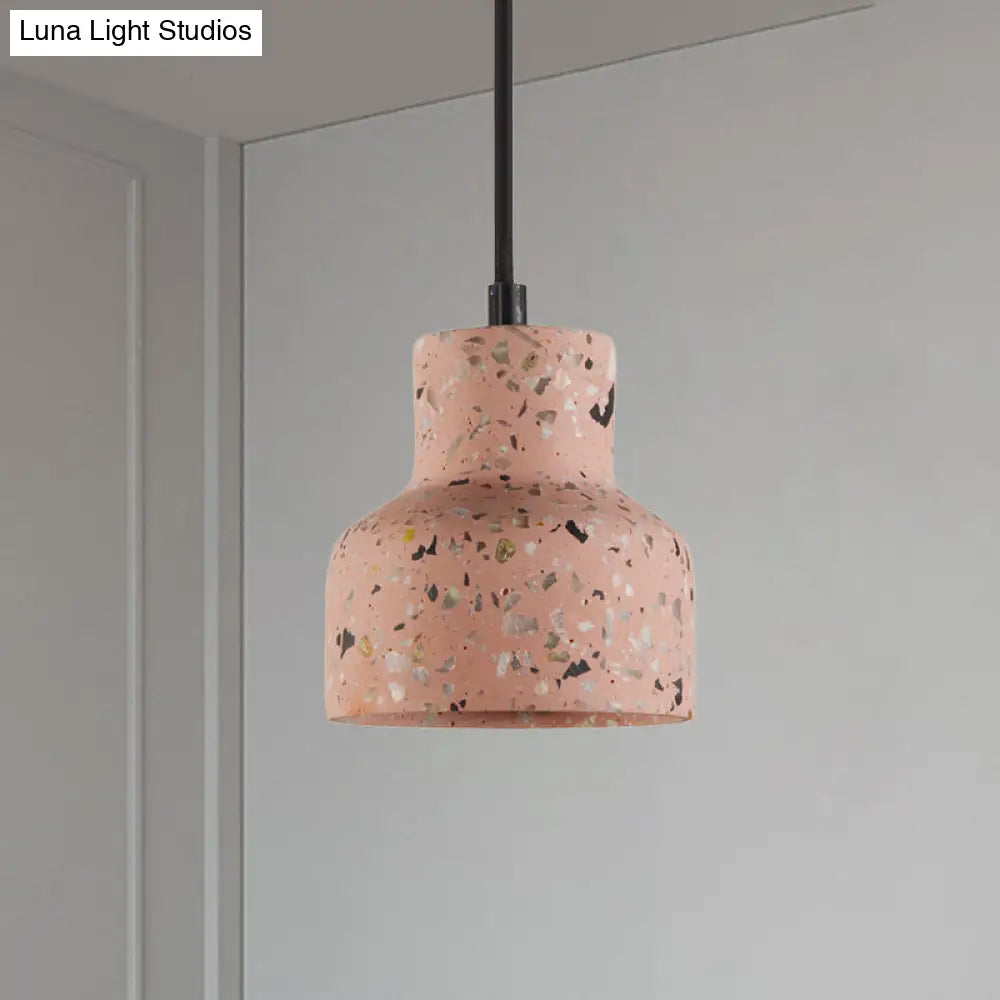 Hanglamp Terrazzo Cement Eettafel Verlichting Industrieel Design Pendellamp E26 E27 Fitting Noordse Stijl