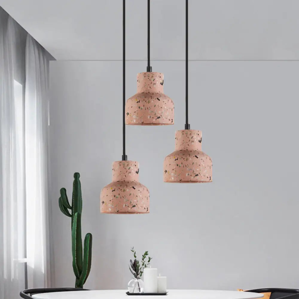 Hanglamp Terrazzo Cement Eettafel Verlichting Industrieel Design Pendellamp E26 E27 Fitting Noordse Stijl
