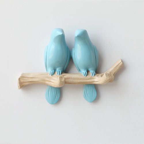 Decoratieve Wandhaak met Vogelontwerp - Harskunst voor Hal, Slaapkamer en Badkamer - Stijlvolle Opbergoplossing met Natuurlijke Charme