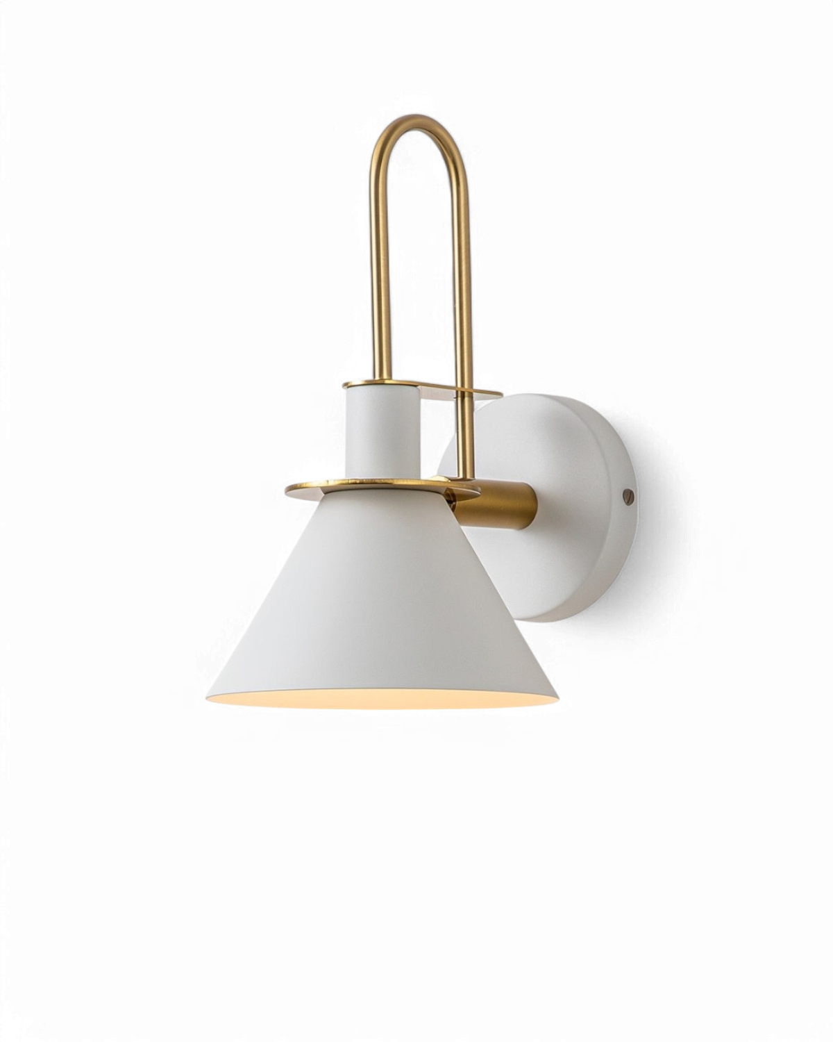 Moderne wandlamp van travertin en hout met warm wit licht - minimalistische design muurlamp voor woonkamer en slaapkamer