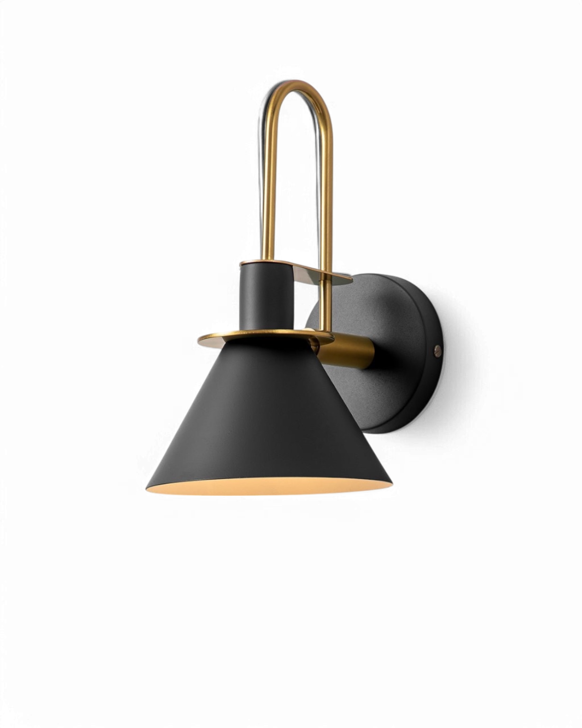 Moderne wandlamp van travertin en hout met warm wit licht - minimalistische design muurlamp voor woonkamer en slaapkamer