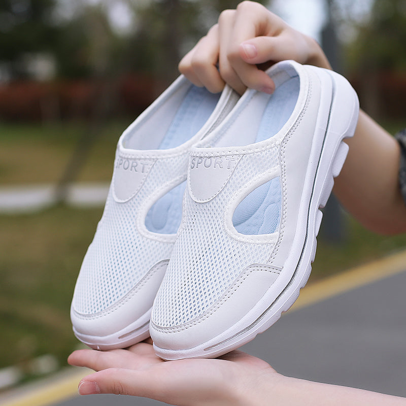 Orthopedische Instapslippers voor Heren - Ademend Mesh - Brede Pasvorm - Ergonomische EVA Zool - Casual Comfort voor Dagelijks Gebruik