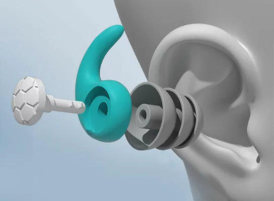 Herbruikbare Siliconen Oordoppen Geluidsreducerend Comfortabel voor Slapen Studeren Reizen Werk Concentratie
