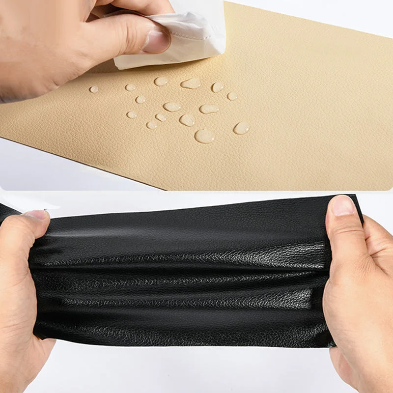 Zelfklevende Leren Reparatielap 50x137cm Knipbaar voor Meubelbank Stoelen Herstelpatch Waterbestendig Kunstleer