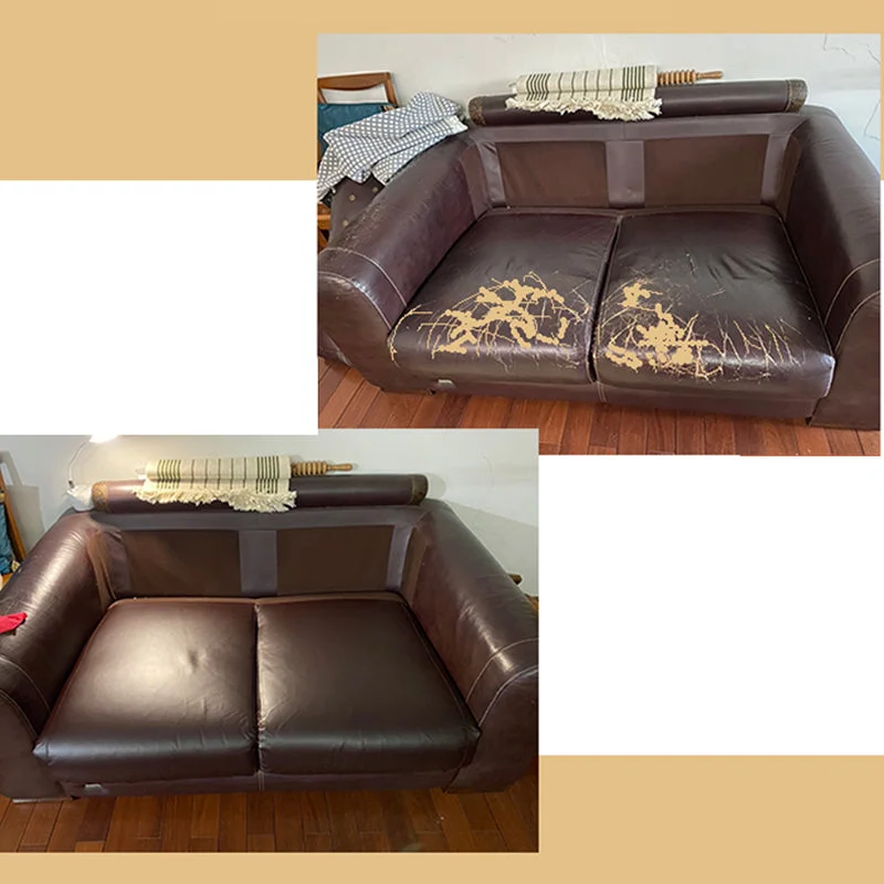 Zelfklevende Leren Reparatielap 50x137cm Knipbaar voor Meubelbank Stoelen Herstelpatch Waterbestendig Kunstleer