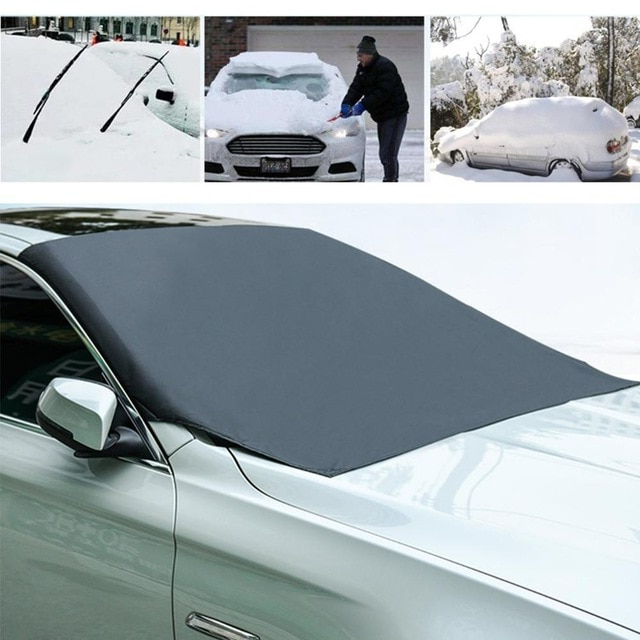 Magnetische Voorruit Beschermhoes Auto IJsvrij Sneeuw UV Winterafdekking Zonnescherm Compact Universeel