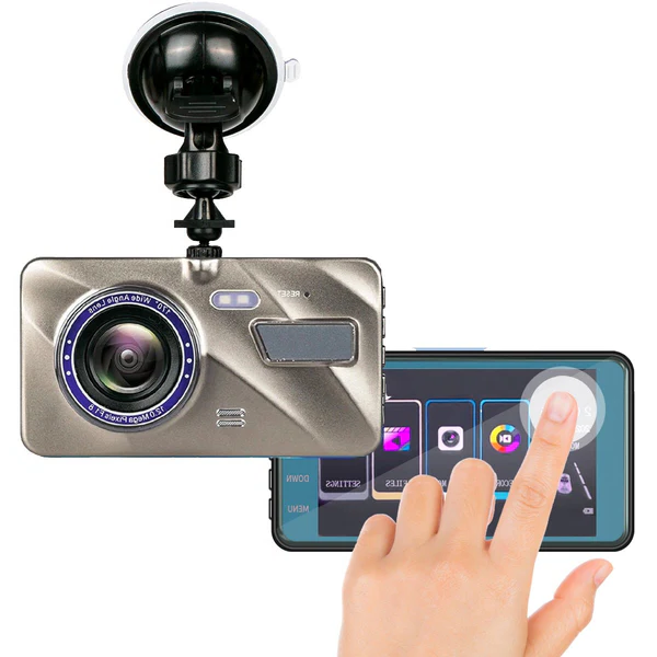 Dashcam Voor en Achter met Nachtzicht 1080p Full HD Groot Display Rijassistentie Autorecorder Beveiliging