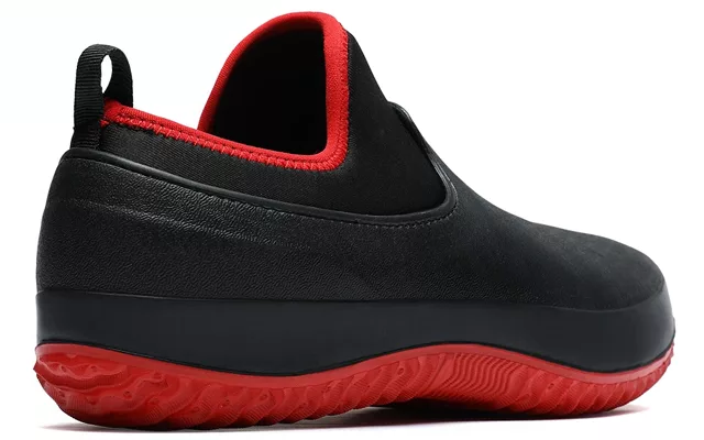 Waterdichte Werkschoenen Instapper Antislip Zwart Blauw Rood Dames Heren Unisex Veiligheidsschoenen Werkkleding