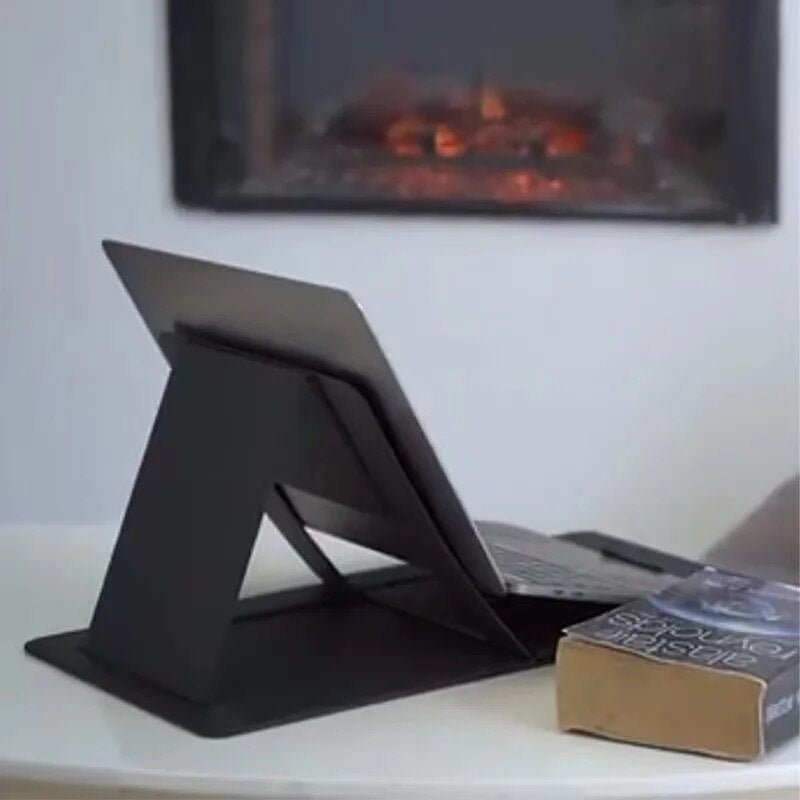 Ultradunne Klaptafel Laptop Bureau - Opvouwbaar Nachtkastje Ontbijttafel Werkblad Studeertafel Thuiswerken