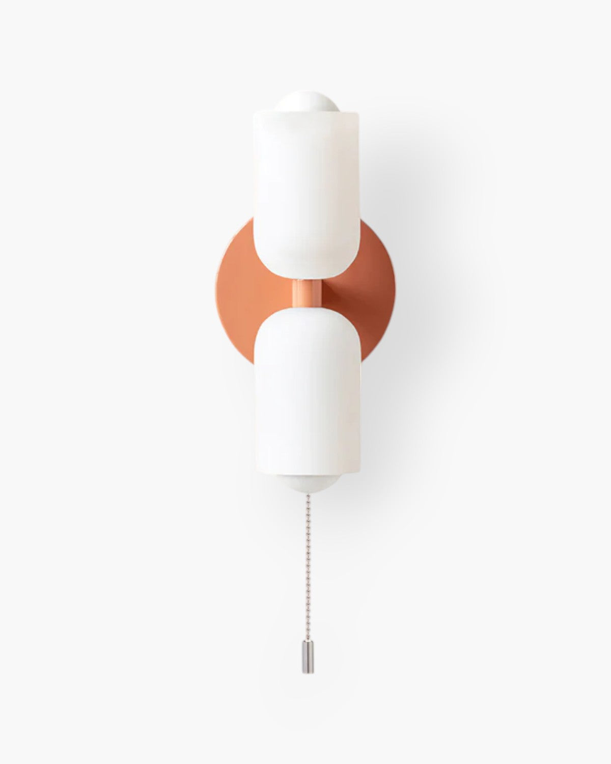 Wandlamp met Dubbele Glazen Kappen voor Slaapkamer en Woonkamer - E27 Wandverlichting