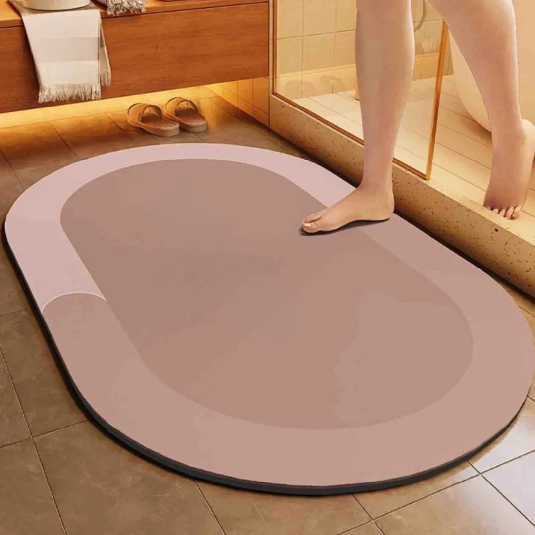 Sneldrogende Badmat Antislip Diatomeeënaarde 40-120cm Badkamer Douche Toilet Comfortabel Veilig Absorberend